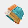 Patchwork Knit Winter Hat