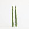 Asparagus Beeswax Taper Candle